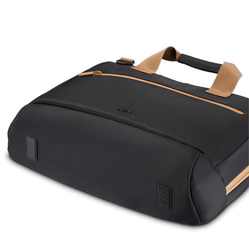 Hama Ultra Lightweight Laptop Bag, Up to 14.1", Padded Compartment, Front Pocket, Trolley Strap, Water-Repellent, Eco-Friendly, Black