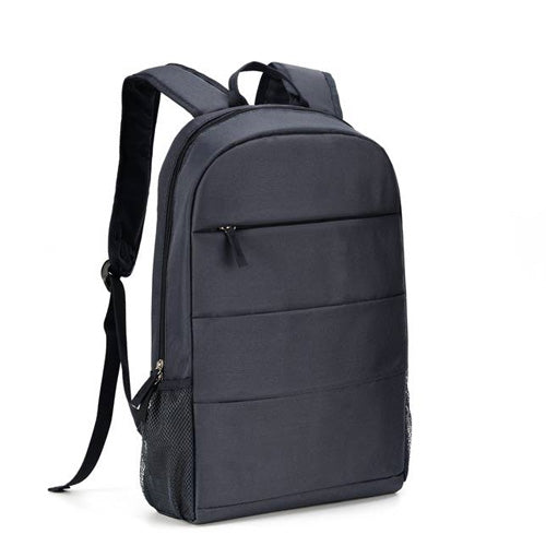 Microchoice Value 15.6" Laptop Backpack, 2 Internal Compartments, Front Pocket, Black, OEM