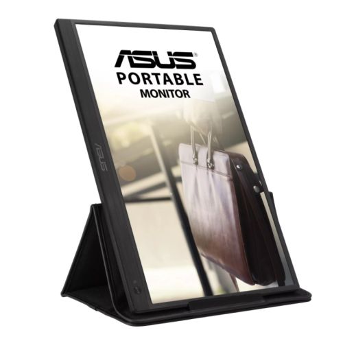 Asus 15.6" Portable Monitor (ZenScreen MB165B), 1366 x 768, USB 3.0, USB-powered, Slim, Auto-rotatable
