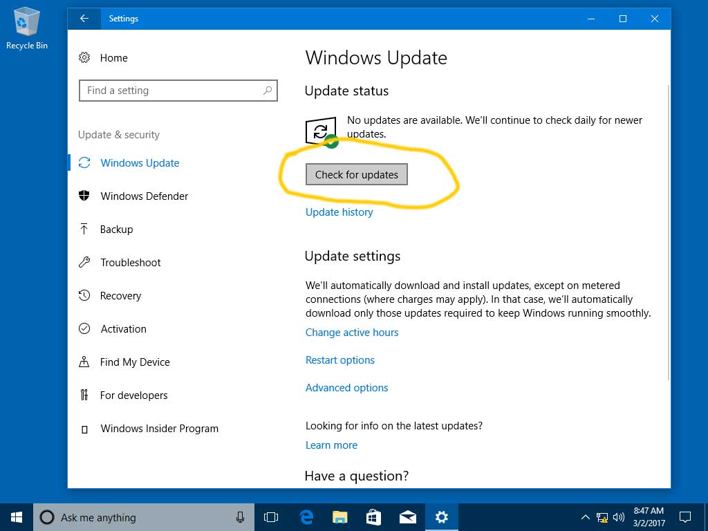 Using Windows update to find missing device drivers – Microchoice
