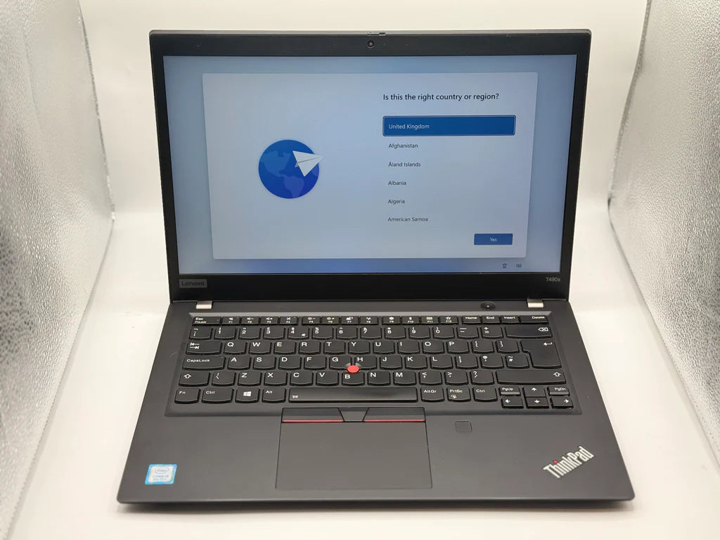 Lenovo ThinkPad T490s Refurbished Laptop - 14" Full HD Intel Core i5-8265U 8GB 256GB SSD Windows 11 Pro