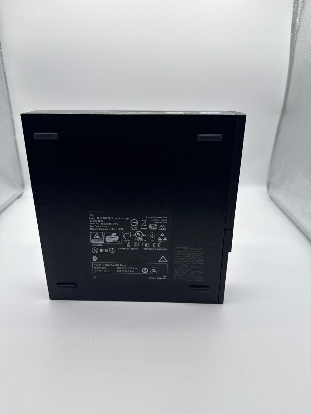Dell Optiplex 3060 MFF Micro PC - Refurbished - Core i5-8500T, 8GB RAM, 256GB NVMe, Windows 11 Pro