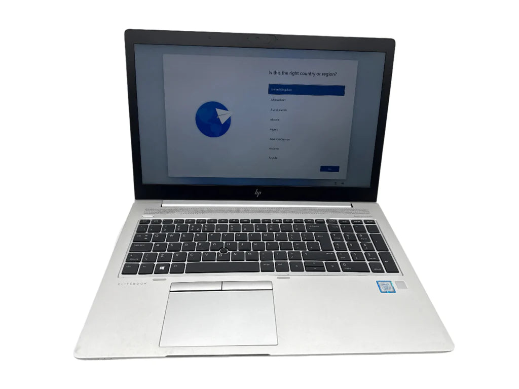 HP EliteBook 850 G6 Refurbished 15.6" Laptop Core i5-8250U - 8GB RAM, 256GB NVMe SSD, Win 11 Pro