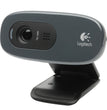 Logitech C270 HD Webcam, HD 720p/30fps, Widescreen HD Video Calling, HD Light Correction, Noise-Reducing Mic