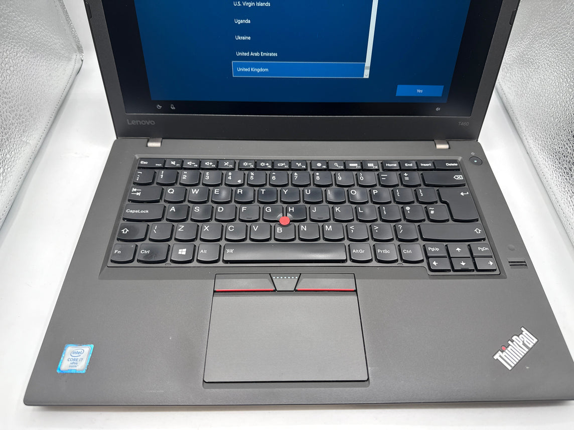 Lenovo ThinkPad T460 14" Refurbished Laptop Intel Core i7-6600U - 12GB RAM, 256GB SSD, Win 10 Pro