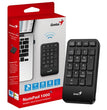 Genius NumPad 1000 2.4GHz Wireless Numeric Keypad Portable Numberpad with Palm Rest