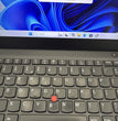 Lenovo ThinkPad T14s 14 inch laptop front middle close up keyboard