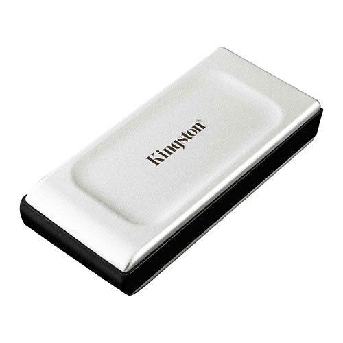 Kingston XS2000 500GB Pocket Size External SSD, USB 3.2 Gen2x2 Type-C, IP55 Water & Dust Resistant, Ruggedised Sleeve for Drop Protection